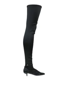 EMPORIO ARMANI over the knee satin boot size 9.5 made in Italy - Picture 1 of 23