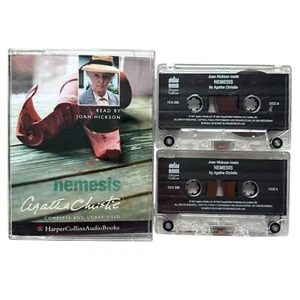 Audiobook Tape Cassette Double Tape Agatha Christie Joan Hickson Nemesis 2002 - Picture 1 of 6