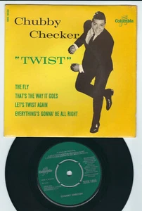 R&B / R&R Chubby Checker COLUMBIA SEGK 1085 Let's twist again / The fly +2♫ 1961 - Picture 1 of 2