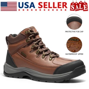 Men's Hiking Boots Outdoor Military Tactical Trekking Shoes Work Boots US - Picture 1 of 19