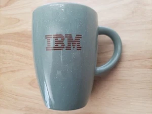 IBM Computers Brown Logo Ceramic Tea Coffee Mug Cup 12oz. - Picture 1 of 7