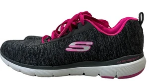 Skechers Flex Appeal 3.0 13067 graue Damen-Laufschuhe Turnschuhe Größe 10 Sport - Bild 1 von 10