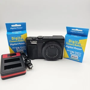 Panasonic LUMIX DC-TZ90 Digital Compact Camera + 2x Batteries & Charger - Picture 1 of 10