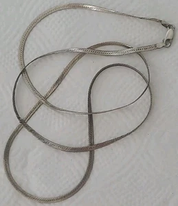 Collar de plata de ley 925 26" cadena espiga 10,6 gramos.  06 - Imagen 1 de 7