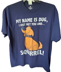 T-shirt Disney Pixar uomo taglia 2XL il mio nome è scavato e ti ho appena incontrato... scoiattolo - Foto 1 di 5