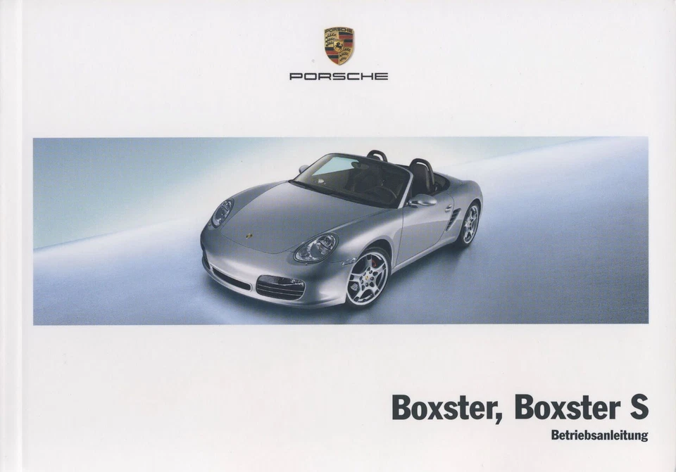 Porsche 987 Boxster, S 2008 Manual De Operación Manual De Usuario En Alemán - Imagen 1 de 1