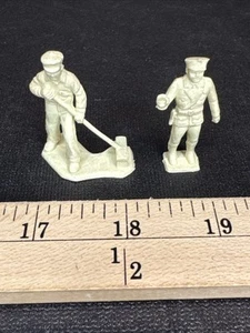 c1950s Marx Sears Service Center Allstate Playset Sweeper & Traffic Police - Picture 1 of 9