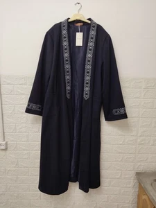 Cappotto kazako cashmere chapan shapan accappatoio esterno fatto a mano etnico clother L XL - Foto 1 di 5