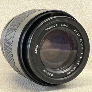 OBIETTIVO YASHICA AF 70- 210mm 1:4 - 5.6 MACRO 52mm GIAPPONE da collezione, come nuovo - Foto 1 di 11