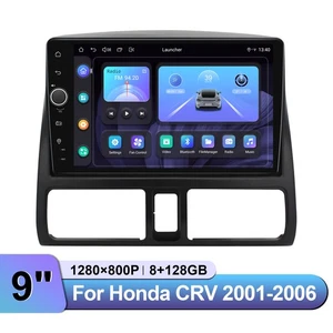Plug & Play Octa-Core 9" Android 13 Car Stereo for Honda CR-V 2001-2006 w/ DSP - Picture 1 of 15