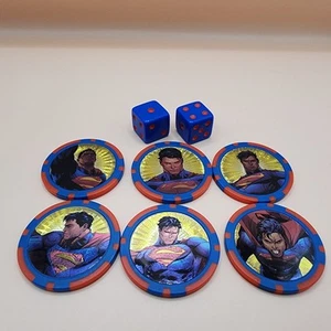 DC HeroClix: Superman Dice & Tokens Set - Picture 1 of 2
