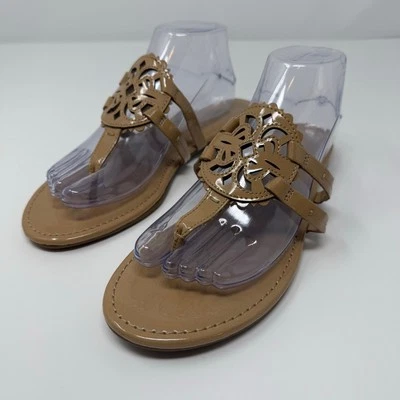 Sandalias planas Circus Sam Edelman para mujer 9,5 m nude/bronceado medallón cañón usadas en excelente estado Foto 1 de 4