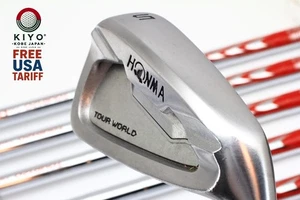 8Pcs HONMA TOUR WORLD TW737P Iron set 5-6-7-8-9-10-11-SW Stiff Flex TOUR 120 RH - Picture 1 of 19