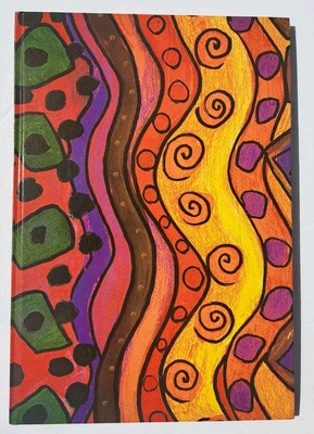 Vintage Y2K Bright Colored Notebook Journal Diary  NOS A4 - Image 1 of 3