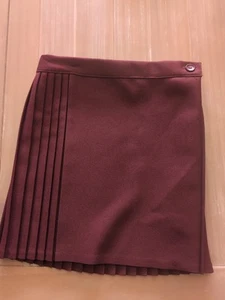 Pleated Gym Skirt Maroon - Imagen 1 de 3