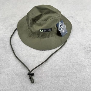 HUK High Performance Bucket Boonie Fishing Hat OSFM New NWT Green B103 - Picture 1 of 8