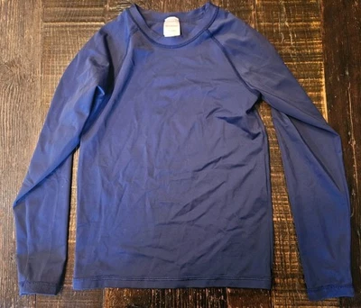 Camisa Hanna Anderson Dri-Fit Niños Azul Manga Larga Talla 10 Foto 1 de 2