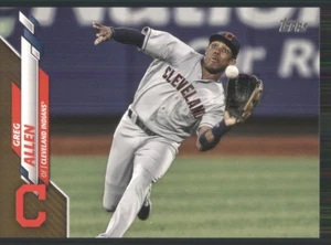 2020 Topps Update Gold #U-139 Greg Allen /2020 Cleveland Indians TW2167 - Picture 1 of 2