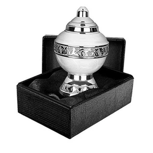 Eternal Hope Chalice Small Keepsake Urn For Human Small Keepsake Qnty 1 White - Picture 1 of 7