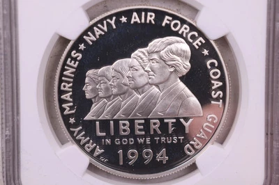 1994-P Women Veterans., Commemorative., NGC PF69., Store #542 - Image 1 of 3