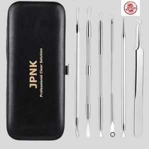 JPNK Removedor de Espinillas Extractor de Comedones Kit de Eliminación de Acné Nuevo - Imagen 1 de 4
