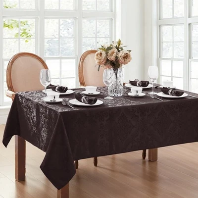 HOME FASHIONS Caiden Elegance Damask Waterproof, Stain & Wrinkle Resistant Fa... - Image 1 of 4