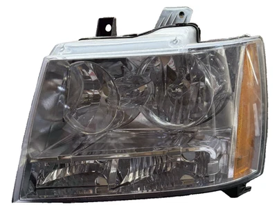 Faro izquierdo derecho cromado Fit 2007-2014 Chevy Suburban Tahoe Avalanche #P1 Foto 1 de 2