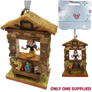 Disney Store Blancanieves Árbol de Navidad Decoración Adorno Siete Enanos Ventana Marco - Imagen 1 de 8