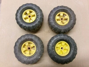 VINTAGE TONKA 4 MR-970 TIRES AND WHEELS 3 7/8" - Picture 1 of 4
