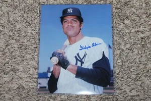 FELIPE ALOU FOTO AUTOGRAFATA YANKEES 8X10 - Foto 1 di 2