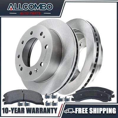 Front Brake Rotors Pads Kit for 2011 2012 - 2019 Chevrolet Silverado 2500 HD - Изображение 1 из 4