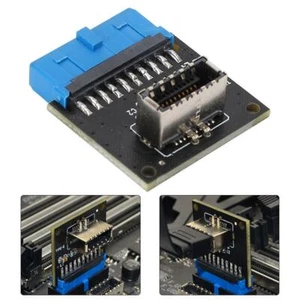 Mainboard USB3.0 Front 19PIN auf TYP-E 20PIN Adapter Erweiterungskarte für Windows - Bild 1 von 9