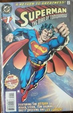 Superman: The Man of Tomorrow #1, 4, 7, 8 DC Comics Lot 1995