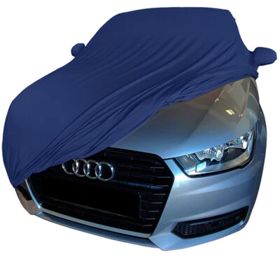 Indoor car cover fits Audi A1 Sportback bespoke Le Mans Blue cover With mirro... Foto 1 de 4