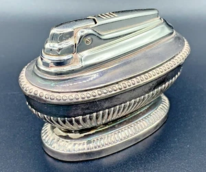 RONSON VARAFLAME Gas Table Lighter Made in England RD Design Patented circa 1950 - Picture 1 of 12