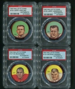 1963 Nalleys CFL Football Coin 134 Jerry Keeling MINT