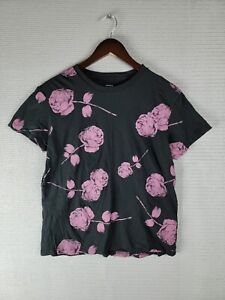 Urban Heritage Roses top t-shirt size medium all over print skate surf street