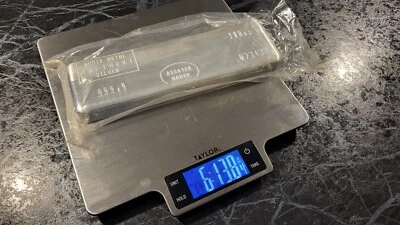 Barras de plata de 100 oz Cantidad: 7 - ENTREGARÁN PERSONALMENTE Foto 1 de 4