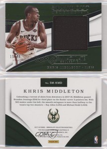 2017-18 Panini Immaculate Standout Memorabilia /49 Khris Middleton #SM-KMD