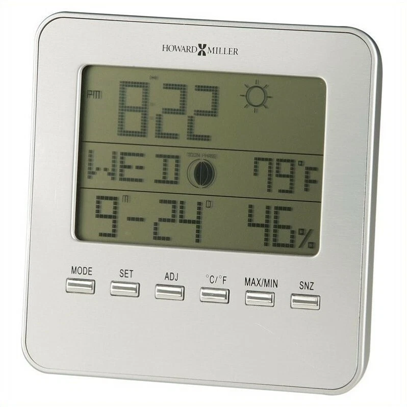 Howard Miller 645-693 Weather View Alarm Clock