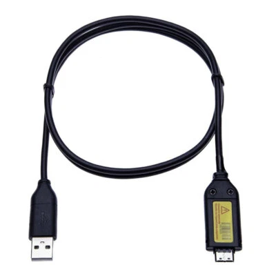 Cable de sincronización de datos cargador de batería USB para cámara Samsung TL205 TL210 TL220 i8 Foto 1 de 4