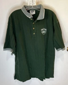 Vintage Lee Sport XXL Collared Cotton Shirt Short Sleeve Golf T-Shirt New York - Picture 1 of 10
