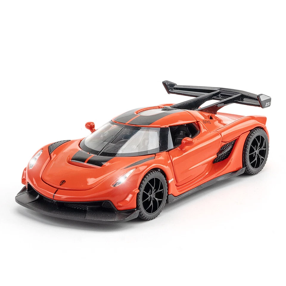 1:32 Diecast Vehicle for Koenigsegg Jesko Super Car Model Car Toy Sound Light - Image 1 of 4