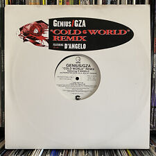 GZA / GENIUS - COLD WORLD (REMIX) (12") 1996!!  RARE!!  RZA / WU-TANG + D'ANGELO