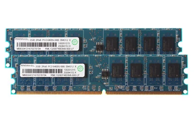 Ramaxel DDR2 RAM 2 GB 2RX8 PC2-6400 800mhz DIMM Unbuffered Desktop Memory PC6400 - Image 1 of 4