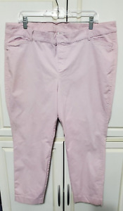 Old Navy Ankle Pants High Rise Pixie Lavender Pink Women's Regular Size 18 Q-18