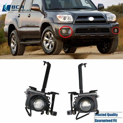 2Pcs Fog Light w/ Bulbs Clear Lens Right & Left For 1999 to 2002 Toyota 4Runner - Image 1 of 4