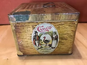 Cinco handy humidor cigar / tobacco tin can - Picture 1 of 7