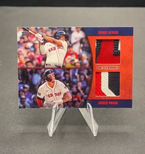 Parche doble 3/5 Redsox MLMDR-DED Topps Serie 1 2025 Rafael Devers/Jarren Duran - Imagen 1 de 8