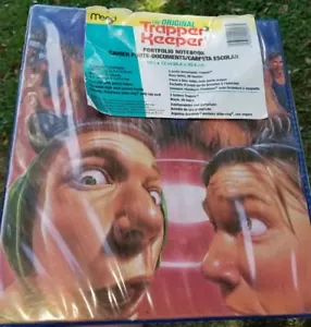 Mead Trapper Keeper Binder Vtg bear wrestling rare - Picture 1 of 8